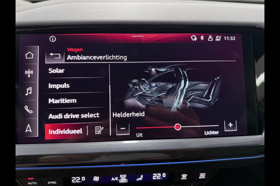 Audi Q4 Sportback e-tron 50 quattro 21" 3X S-LINE LEDER+ M-STOELEN/PANO/H-UP/SONOS/DAB/CARPLAY/ADAPT-CRUISE///