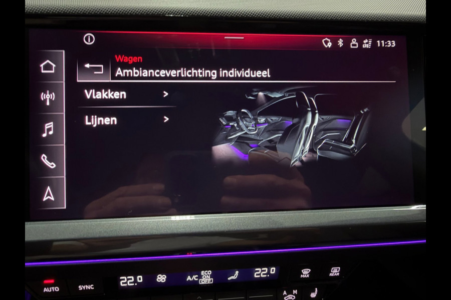 Audi Q4 Sportback e-tron 50 quattro 21" 3X S-LINE LEDER+ M-STOELEN/PANO/H-UP/SONOS/DAB/CARPLAY/ADAPT-CRUISE///