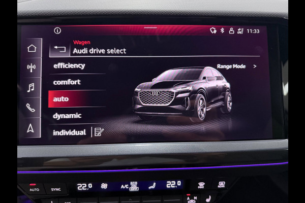 Audi Q4 Sportback e-tron 50 quattro 21" 3X S-LINE LEDER+ M-STOELEN/PANO/H-UP/SONOS/DAB/CARPLAY/ADAPT-CRUISE///