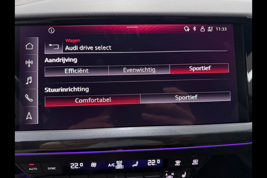 Audi Q4 Sportback e-tron 50 quattro 21" 3X S-LINE LEDER+ M-STOELEN/PANO/H-UP/SONOS/DAB/CARPLAY/ADAPT-CRUISE///