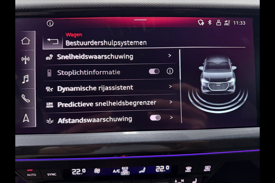 Audi Q4 Sportback e-tron 50 quattro 21" 3X S-LINE LEDER+ M-STOELEN/PANO/H-UP/SONOS/DAB/CARPLAY/ADAPT-CRUISE///