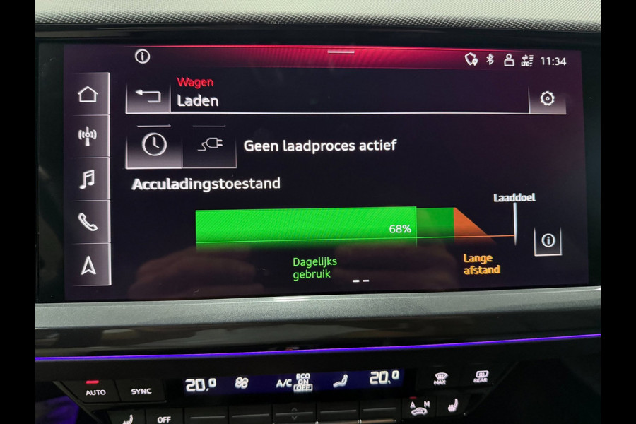 Audi Q4 Sportback e-tron 50 quattro 21" 3X S-LINE LEDER+ M-STOELEN/PANO/H-UP/SONOS/DAB/CARPLAY/ADAPT-CRUISE///