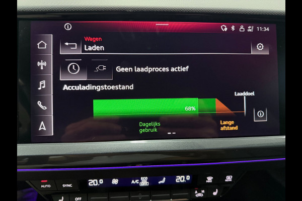 Audi Q4 Sportback e-tron 50 quattro 21" 3X S-LINE LEDER+ M-STOELEN/PANO/H-UP/SONOS/DAB/CARPLAY/ADAPT-CRUISE///