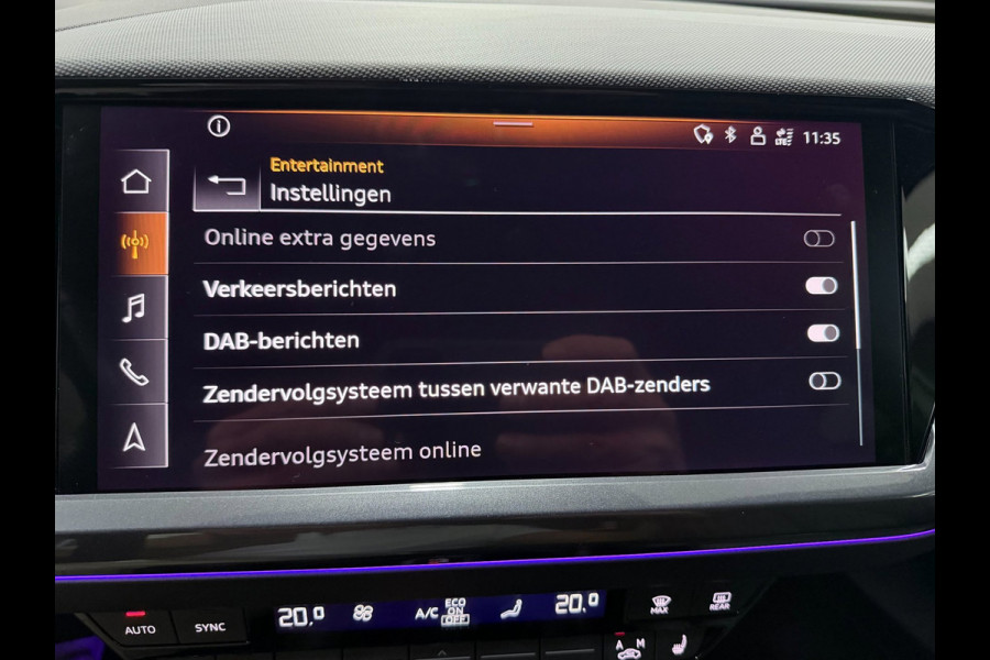 Audi Q4 Sportback e-tron 50 quattro 21" 3X S-LINE LEDER+ M-STOELEN/PANO/H-UP/SONOS/DAB/CARPLAY/ADAPT-CRUISE///
