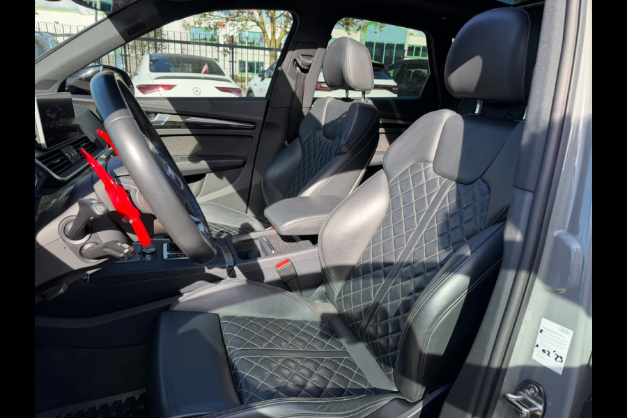 Audi Q5 3.0 TFSI SQ5 quattro Pro Line Plus | Bang & Olufsen | RS Leer | Luchtvering | Panoramadak | Stoelverwarming | Carbon | Head-Up Display | Adaptive Cruise Control | Apple Carplay | 360 Camera | Standkachel | Trekhaak | Memory Se