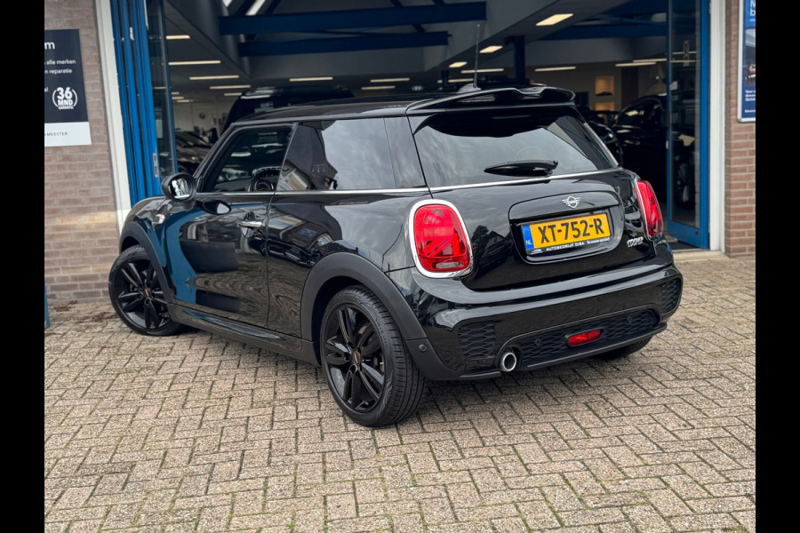 MINI 3-deurs 1.5 Cooper JCW 2019 ZWART NAVI LEDER LM NAP!