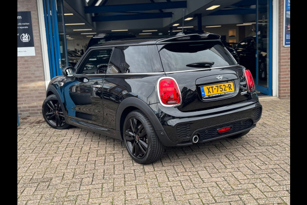 MINI 3-deurs 1.5 Cooper JCW 2019 ZWART NAVI LEDER LM NAP!