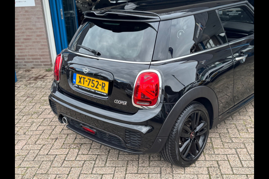 MINI 3-deurs 1.5 Cooper JCW 2019 ZWART NAVI LEDER LM NAP!