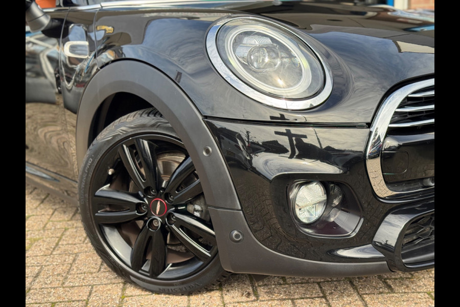 MINI 3-deurs 1.5 Cooper JCW 2019 ZWART NAVI LEDER LM NAP!