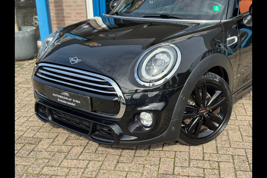 MINI 3-deurs 1.5 Cooper JCW 2019 ZWART NAVI LEDER LM NAP!