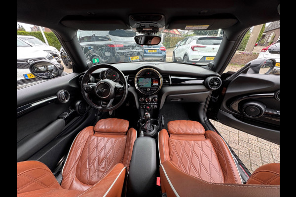 MINI 3-deurs 1.5 Cooper JCW 2019 ZWART NAVI LEDER LM NAP!