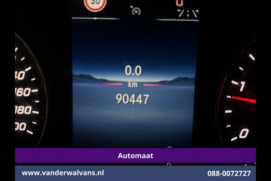 Mercedes-Benz Sprinter 317 CDI 170pk 9G-Tronic Automaat L2H2 Euro6 Airco | Camera | Navigatie | LED | Cruisecontrol | Stoelverwarming Chauffeursstoel, Parkeersensoren, Bijrijdersbank