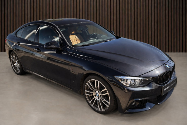 BMW 4 Serie Gran Coupé 418i High Executive M Sport | Stoelverwarming | Cruise Control | Parkeersensoren | LED | HIFI | Navigatie | DAB | Climate Control | Leer | Keyless |