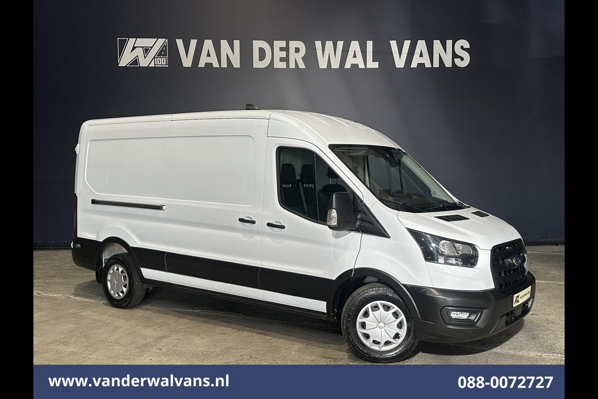 Ford Transit 2.0 TDCI 130pk L3H2 Euro6 Airco | Camera | Navigatie | Cruisecontrol | Stoelverwaming Verwarmde voorruit, Elektrisch verstelbare bestuurdersstoel, Parkeersensoren, Bijrijdersbank