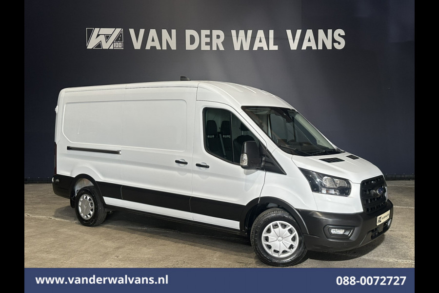 Ford Transit 2.0 TDCI 130pk L3H2 Euro6 Airco | Camera | Navigatie | Cruisecontrol | Stoelverwaming Verwarmde voorruit, Elektrisch verstelbare bestuurdersstoel, Parkeersensoren, Bijrijdersbank