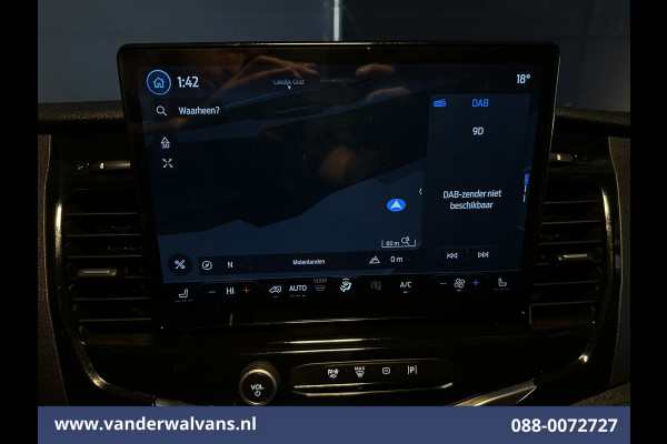 Ford Transit 2.0 TDCI 130pk L3H2 Euro6 Airco | Camera | Navigatie | Cruisecontrol | Stoelverwaming Verwarmde voorruit, Elektrisch verstelbare bestuurdersstoel, Parkeersensoren, Bijrijdersbank