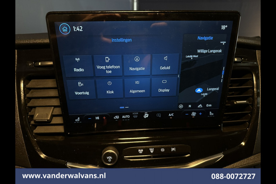 Ford Transit 2.0 TDCI 130pk L3H2 Euro6 Airco | Camera | Navigatie | Cruisecontrol | Stoelverwaming Verwarmde voorruit, Elektrisch verstelbare bestuurdersstoel, Parkeersensoren, Bijrijdersbank