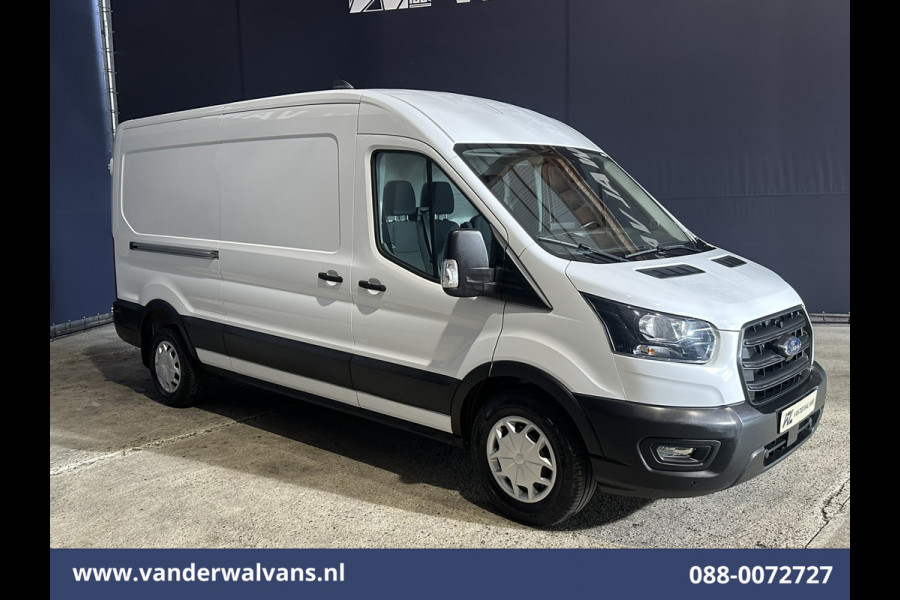 Ford Transit 2.0 TDCI 130pk L3H2 Euro6 Airco | Camera | Navigatie | Cruisecontrol | Stoelverwaming Verwarmde voorruit, Elektrisch verstelbare bestuurdersstoel, Parkeersensoren, Bijrijdersbank