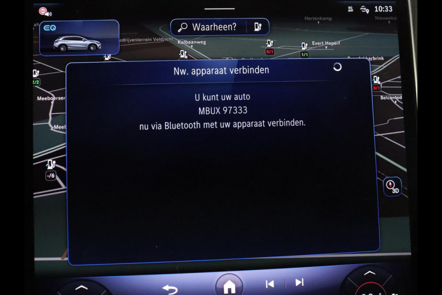 Mercedes-Benz EQE SUV 350 4Matic AMG Line 91 kWh | SOH 97.1% | Panoramadak | Trekhaak | Head up | 360 camera | Adaptive cruise | Stoelkoeling | Memory |