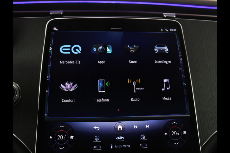 Mercedes-Benz EQE SUV 350 4Matic AMG Line 91 kWh | SOH 97.1% | Panoramadak | Trekhaak | Head up | 360 camera | Adaptive cruise | Stoelkoeling | Memory |