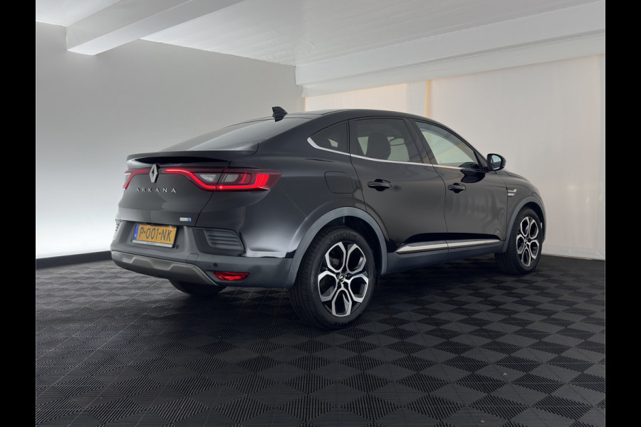 Renault Arkana 1.6 E-Tech Hybrid 145 Intens (INCL-BTW) *AUT | LEATHER-MICROFIBRE | FULL-LED | DIGI-COCKPIT | LANE-ASSIST | BLIND-SPOT | NAVI-FULLMAP | AMBIENT-LIGHT | CAMERA | KEYLESS | DAB+ | COMFORT-SEATS | PRVACY-GLASS | 18''ALU*