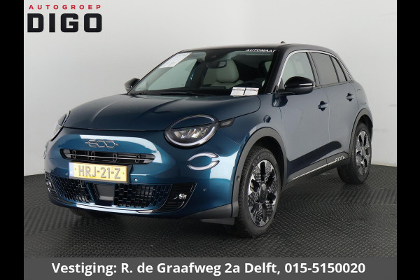Fiat 600 1.2 Hybrid La Prima Bicolore | Garantie tot 05-2035!* | Apple Carplay & AndroidAUTO | Dodehoek detectie | Parkeersensoren