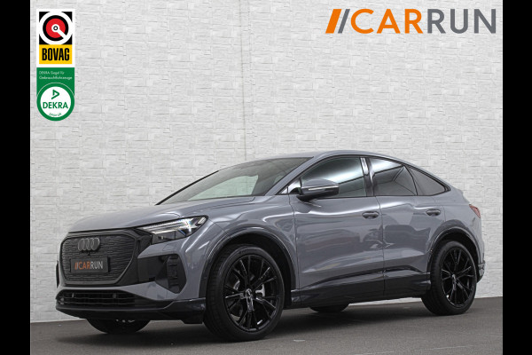 Audi Q4 Sportback e-tron 40 S-Line 77 kWh | Sportstoelen | SOH 98,5 % | H-Leder | ACC | Lane ass. | Virtual + | Black-Optic | Stoelverwarming | 5x Q4 OP VOORRAAD! | Camera | Matrix-Led | Getint Glas | Zwarte Hemelbekleding | MMi+ | 3-Zone Clima | Bovag Garantie |