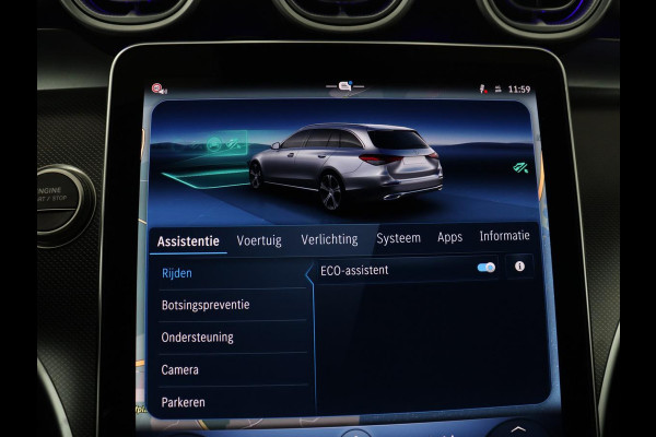 Mercedes-Benz C-Klasse 300 E Estate Avantgarde | SOH 97.6% | 360 camera | Adaptive cruise | Memory | Stoelverwarming | Sfeerverlichting | Carplay | Full LED |