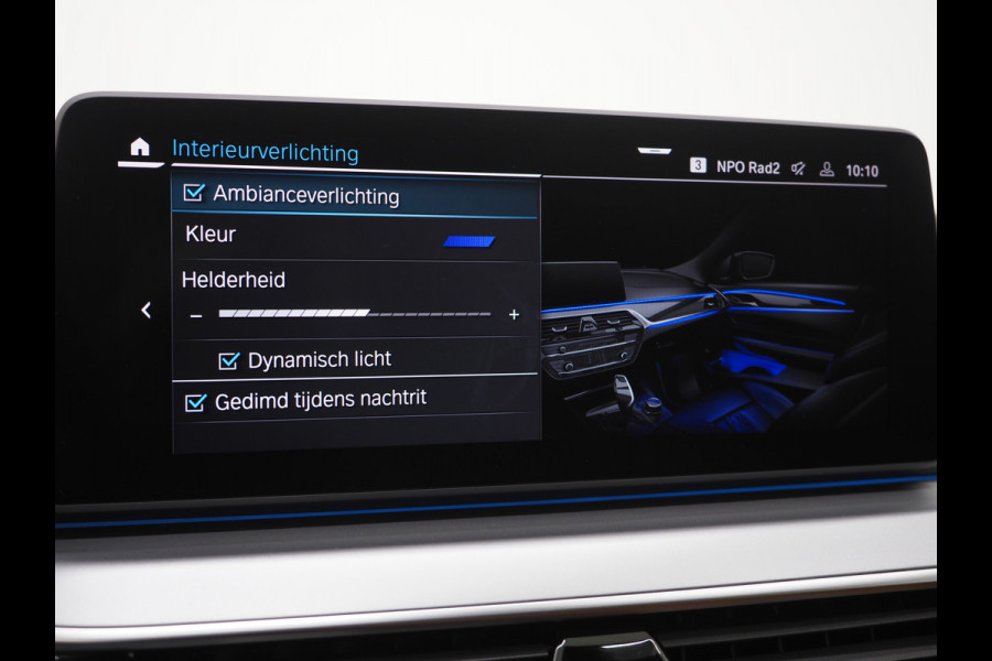 BMW 5 Serie Touring 530e High Executive | Leder | Trekhaak | Harman/Kardon | 360 | HUD | Memory | Sfeerlicht | Carplay
