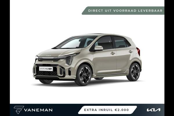 Kia Picanto 1.0 GDi GT-Line | Direct leverbaar uit voorraad