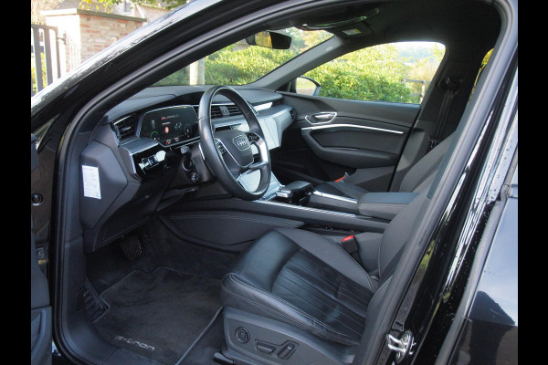 Audi e-tron 55 quattro Advanced edition Plus 95 kWh | SOH 93% | Black Optic Pakket | Maxton Spoiler | Camera | Sfeerverlichting | NL-Auto |