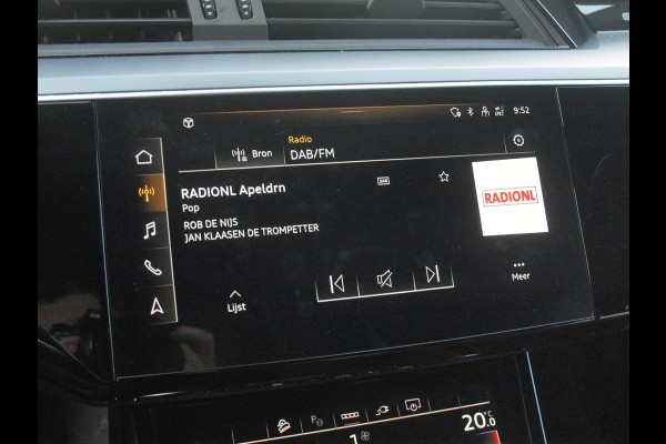 Audi e-tron 55 quattro Advanced edition Plus 95 kWh | SOH 93% | Black Optic Pakket | Maxton Spoiler | Camera | Sfeerverlichting | NL-Auto |