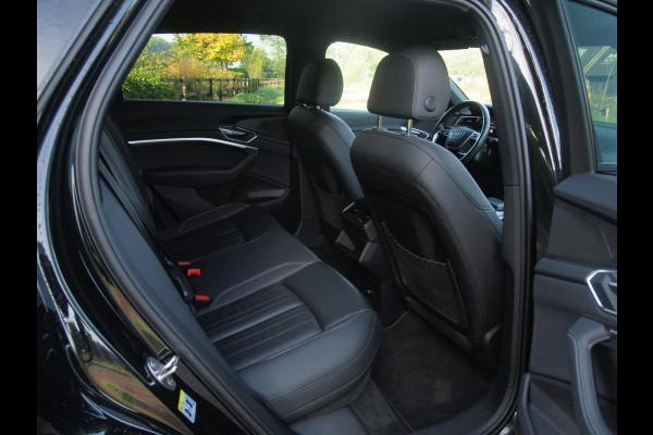 Audi e-tron 55 quattro Advanced edition Plus 95 kWh | SOH 93% | Black Optic Pakket | Maxton Spoiler | Camera | Sfeerverlichting | NL-Auto |