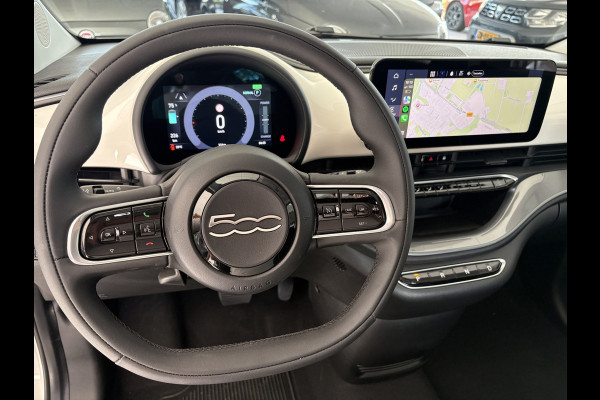 Fiat 500 Icon 42 kWh Airco - Apple carplay - Bluetooth - Cruise control - Keyless start - Navigatie - Licht metalen velgen 16 inch - Draadloze telefoonoplader - Elektrische ramen voor - Led verlichting - Stuur multifunctioneel - Stuur leder - Centrale vergrendeling met afstandsbediening