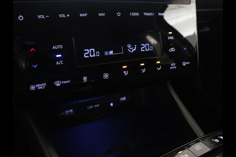 Hyundai Tucson 1.6 T-GDI HEV Premium | Leder | Stoelkoeling | Trekhaak | 360 camera | Adaptive cruise | Carplay | Krell Sound | Memory | Stuur/stoelverwarming |