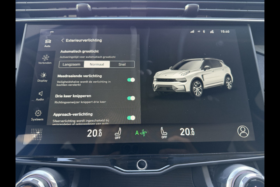 Lynk & Co 01 262pk PHEV (Elektrisch Schuifdak - Infinity Sound - 360gr Camera - Stoelverwarming - Elektrische Klep - Adaptieve Cruise Control
