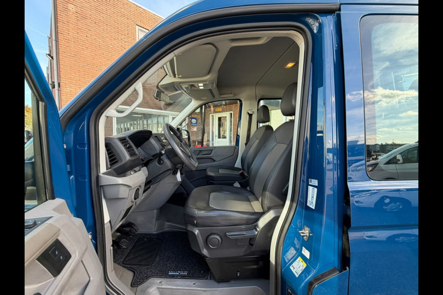 Volkswagen Crafter 35 2.0 TDI Pickup / DC / HIAB Kraan / Trekhaak 6 persoons