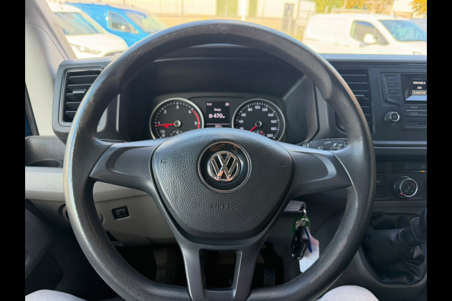 Volkswagen Crafter 35 2.0 TDI Pickup / DC / HIAB Kraan / Trekhaak 6 persoons