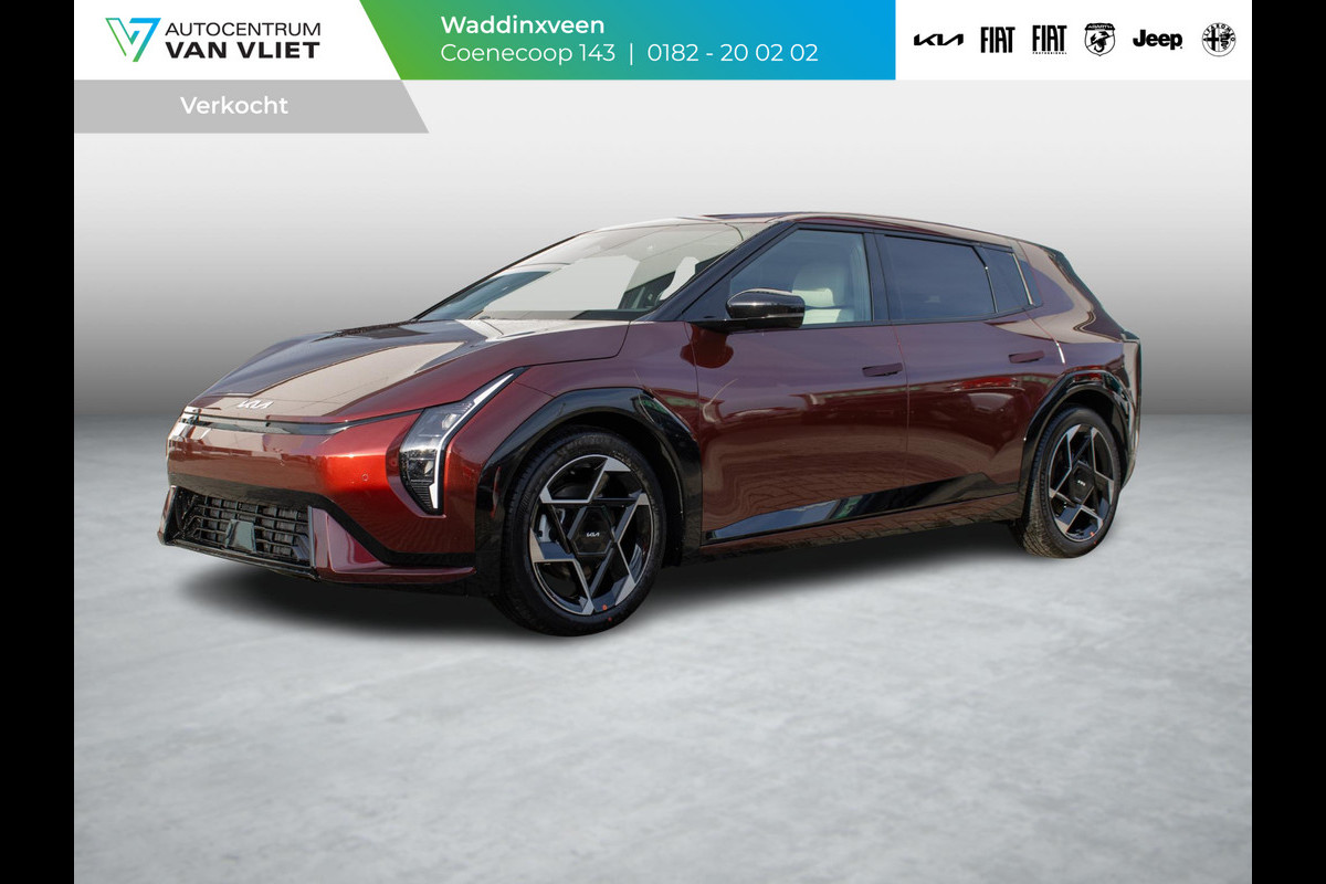 Kia EV4 GT-Line Business Edition 81.4 kWh | DIRECT LEVERBAAR | Navi. | Stoel&Stuur Verwarming | Clima. |  Lichtmetalen velgen | LED | Dodehoekassistentie | GT-Line Vegan Lederen Stoelbekleding