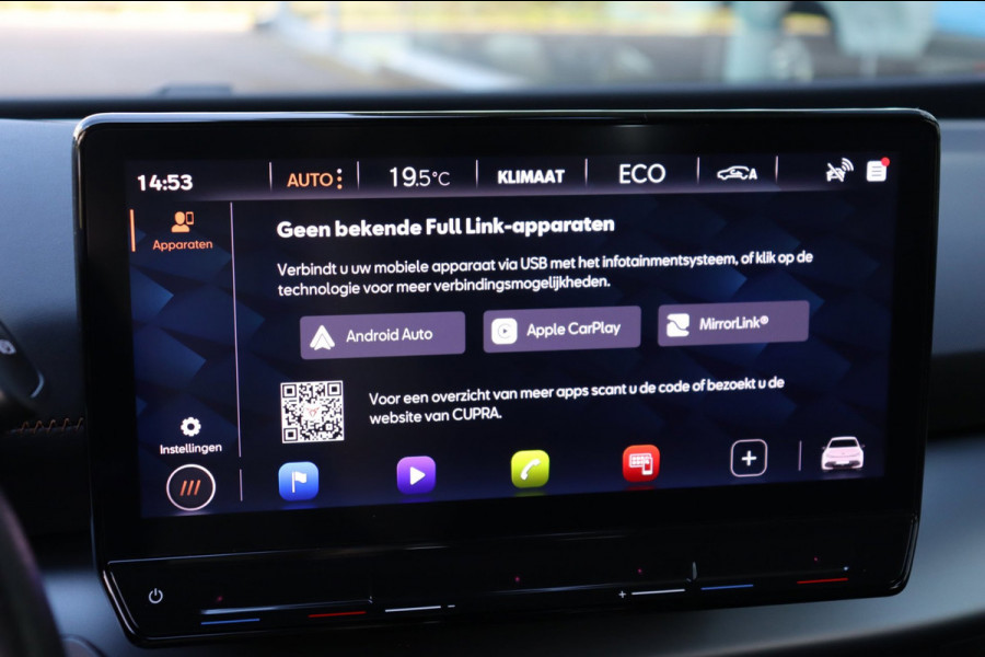 CUPRA Born Essential 62 kWh Org.NL carplay stuurverwarming