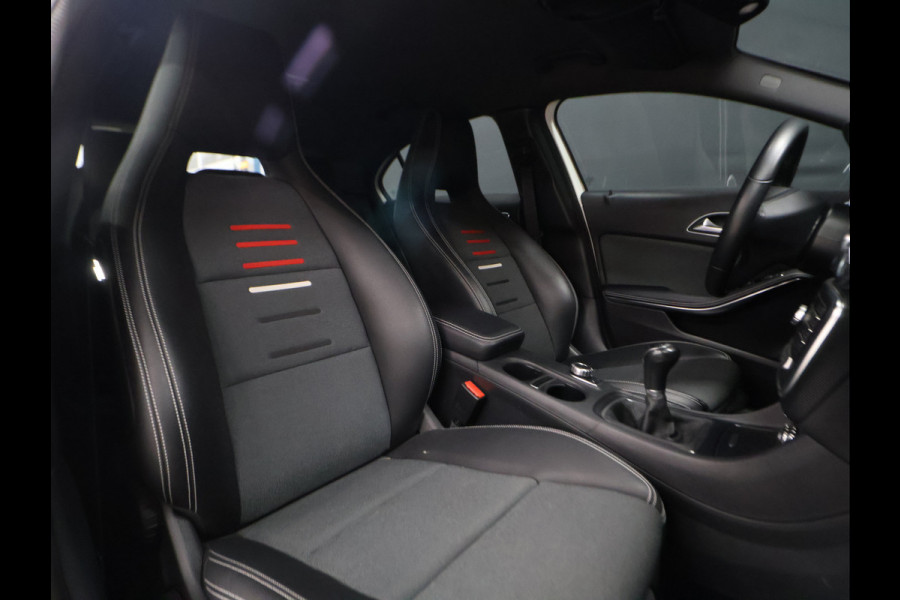 Mercedes-Benz A-Klasse 160 Ambition [CRUISE CONTROL, PDC V+A, STUURWIEL MULTIFUNCTIONEEL, CLIMATE CONTROL, LED, GARMIN MAP PILOT, SPORTSTOELEN, REGENSENSOR, NIEUWSTAAT]