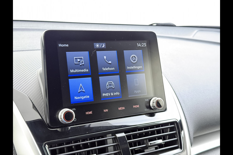 Mitsubishi Eclipse Cross 2.4I 188PK Automaat PHEV Hybride 360°Camera Adap.Cruise toel+Stuurverwarming Apple Carplay/Android Auto Navi Ecc Pdc Executive Lane Assist Privacy Glas Led Lmv Voicecontrol Regen-Lichtsensor Isofix Dodehoekdetectie 1.500KG Trekgewicht 1e Eigenaar Origineel Nederlandse Auto