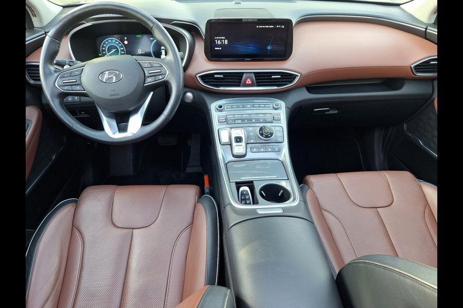 Hyundai Santa Fe 1.6 T-GDI PHEV Premium Sky | SOH: 96,8% | Panorama | Havana-Black Leder | Full LED | 360 Cam | Full Options! |