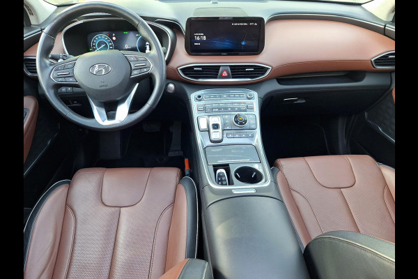Hyundai Santa Fe 1.6 T-GDI PHEV Premium Sky | SOH: 96,8% | Panorama | Havana-Black Leder | Full LED | 360 Cam | Full Options! |