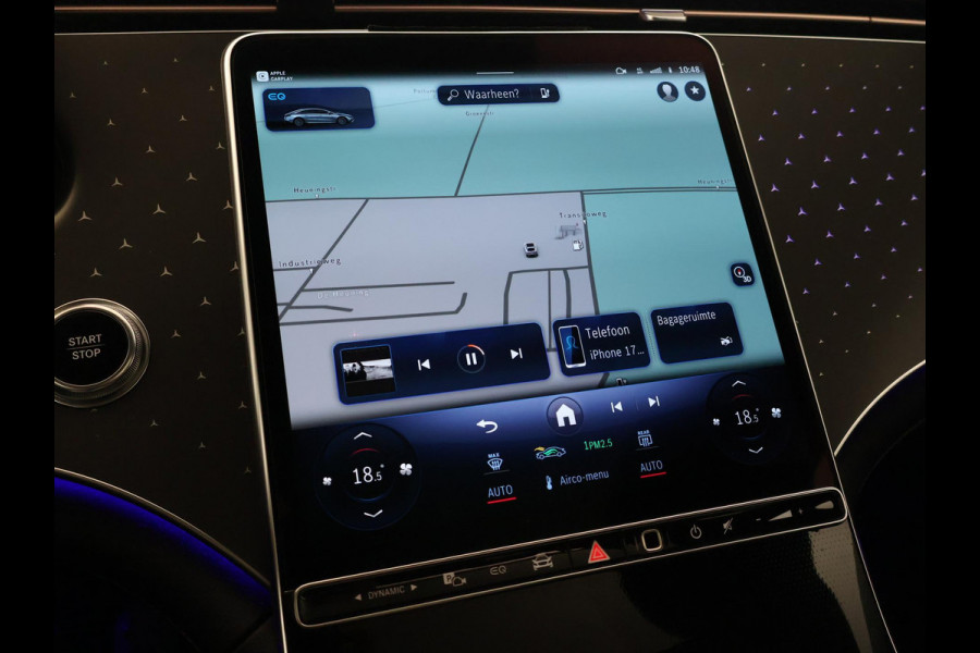Mercedes-Benz EQS 450+ 108 kWh LUXURY LINE BTW + MASSAGE | HEAD-UP | STOELVENTILATIE | BURMESTER | STUURVERW. | 360 CAMERA