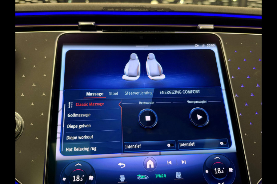 Mercedes-Benz EQS 450+ 108 kWh LUXURY LINE BTW + MASSAGE | HEAD-UP | STOELVENTILATIE | BURMESTER | STUURVERW. | 360 CAMERA