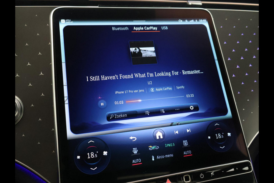 Mercedes-Benz EQS 450+ 108 kWh LUXURY LINE BTW + MASSAGE | HEAD-UP | STOELVENTILATIE | BURMESTER | STUURVERW. | 360 CAMERA