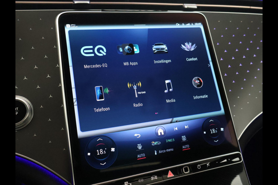 Mercedes-Benz EQS 450+ 108 kWh LUXURY LINE BTW + MASSAGE | HEAD-UP | STOELVENTILATIE | BURMESTER | STUURVERW. | 360 CAMERA