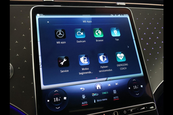 Mercedes-Benz EQS 450+ 108 kWh LUXURY LINE BTW + MASSAGE | HEAD-UP | STOELVENTILATIE | BURMESTER | STUURVERW. | 360 CAMERA