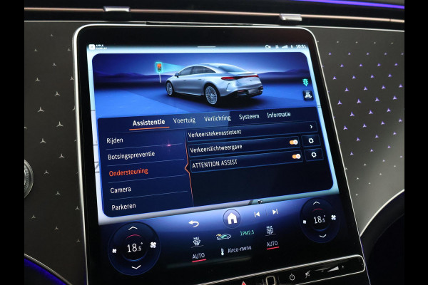 Mercedes-Benz EQS 450+ 108 kWh LUXURY LINE BTW + MASSAGE | HEAD-UP | STOELVENTILATIE | BURMESTER | STUURVERW. | 360 CAMERA